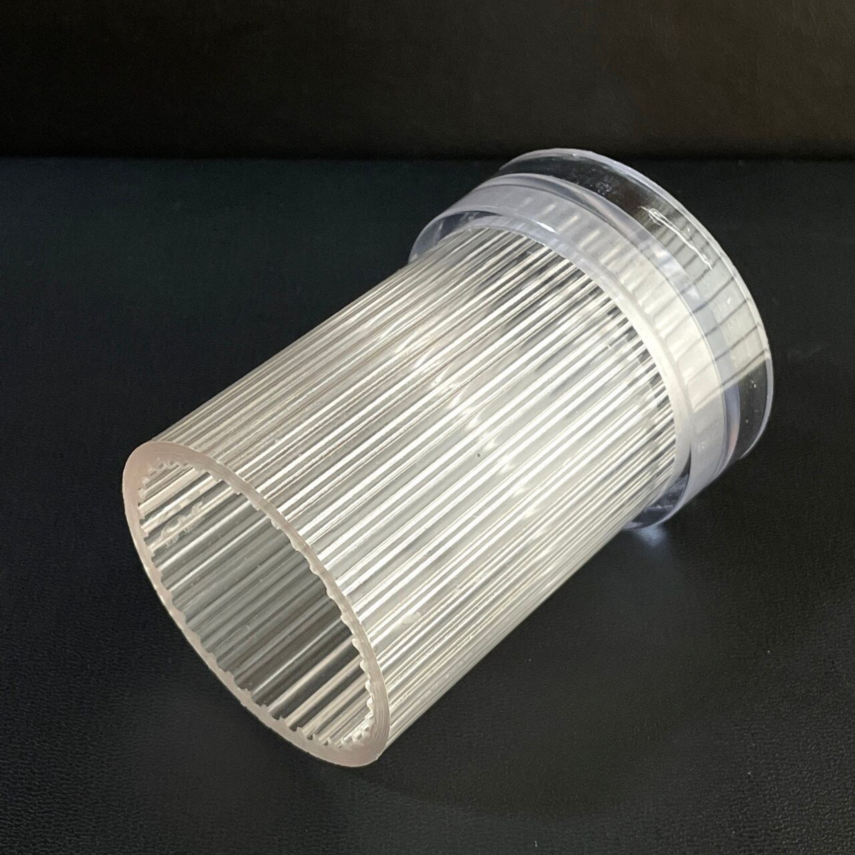 Polycarbonate Candle Crinkle Cylinder Mold(Small)