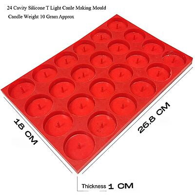 Silicon Mold Candle Tealight - 24 Cavity - 10g