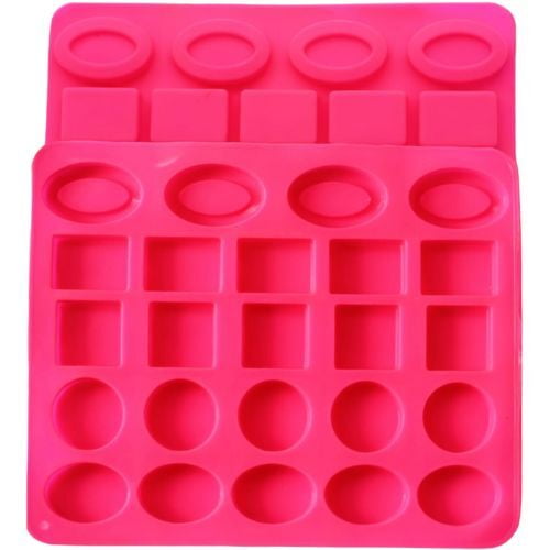 Silicone Soap Mold 5 shapes 24 Cavity - 25 gm