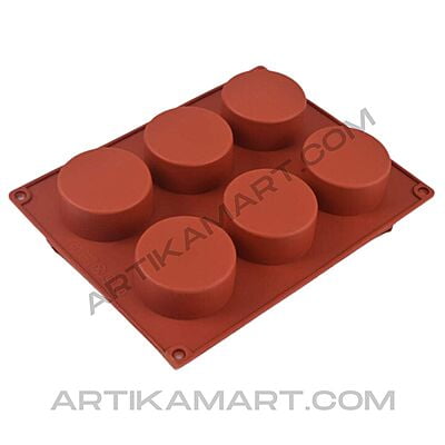 Silicon Mold Round - 6 Cavity - 50g