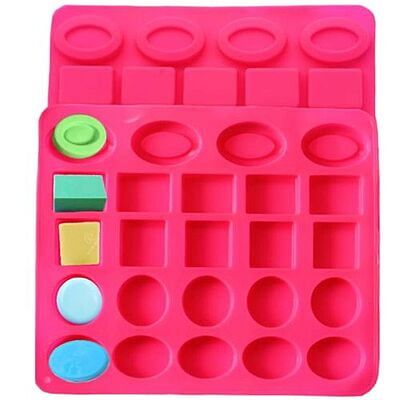 Silicone Soap Mold 5 shapes 24 Cavity - 25 gm