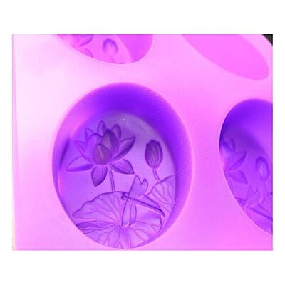 Silicon Mold Dragonfly Lotus 4 Cavity