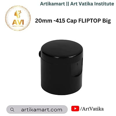 20mm-415 Cap FLIPTOP BLACK