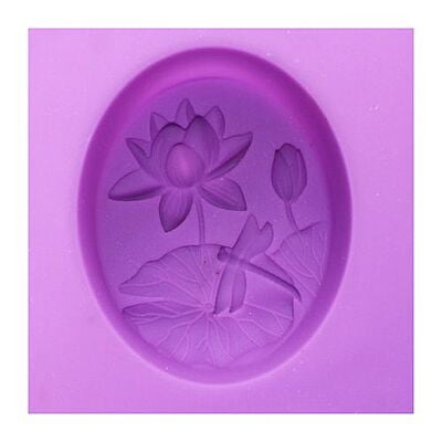 Silicon Mold Dragonfly Lotus 4 Cavity