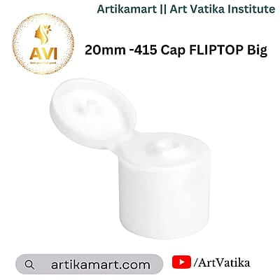 20mm-415 Cap FLIPTOP WHITE