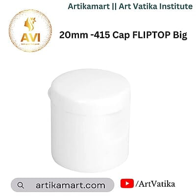 20mm-415 Cap FLIPTOP WHITE