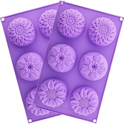 Silicon Mold Mixed Flower Shape 6cavity 90to 100gm