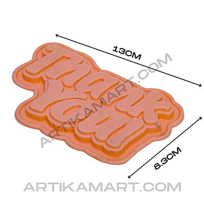 Silicon Mold Chocolate - Thank You