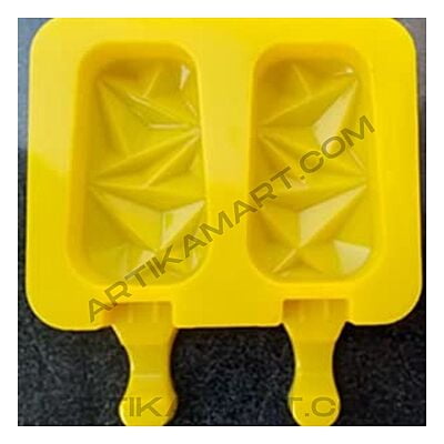 Silicon Mold Cake Sickle Diamond - 2 Cavity - 40-50g