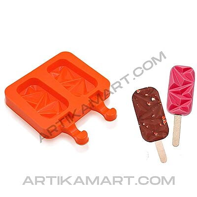 Silicon Mold Cake Sickle Diamond - 2 Cavity - 40-50g