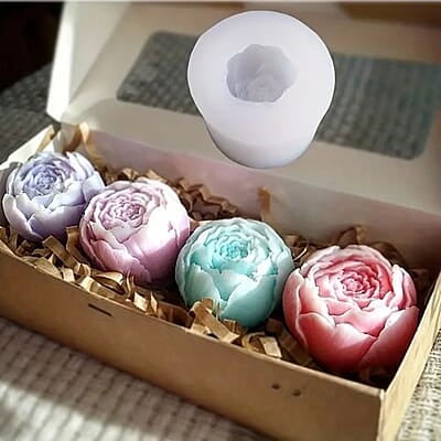 Silicon Mold Candle Tulip Flower