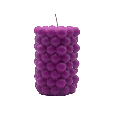 Silicon Mold Candle Pillar Hexagon Bubble - 105g