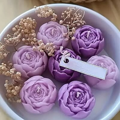 Silicon Mold Candle Tulip Flower