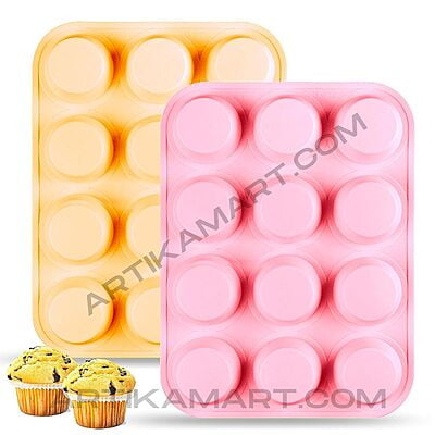 Silicon Mold Muffin - 12 Cavity - 30g