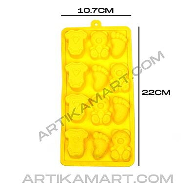 Silicon Mold Baby Shower Small - Design 1 - Footprint