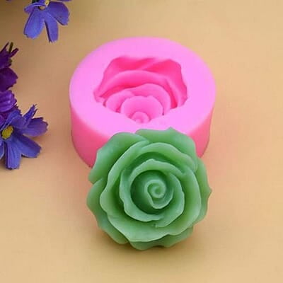 Silicon Mold Candle Rose Petal Small Flower 5.2gm