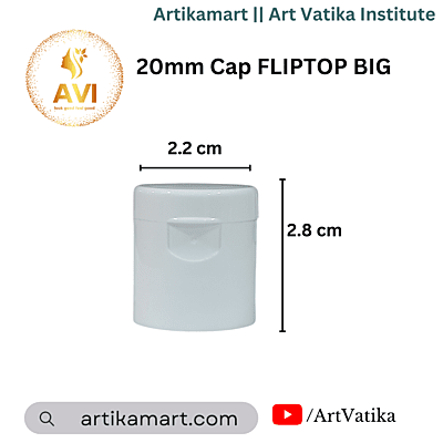 20mm-415 Cap FLIPTOP WHITE