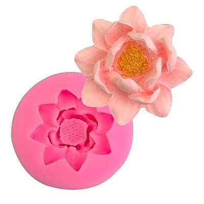 Silicon Mold Candle Lotus Small Flower 4.1gm