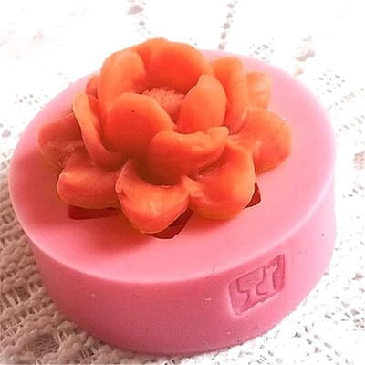 Silicon Mold Candle Lotus Small Flower 4.1gm