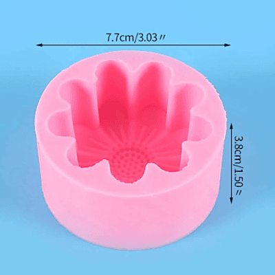 Silicon Mold Candle Flower 3