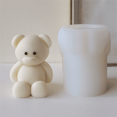 Silicon Mold Candle Cute Teddy Bear