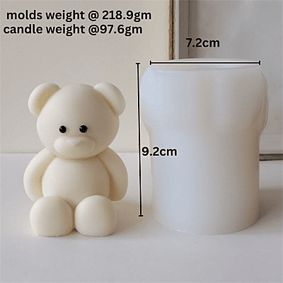 Silicon Mold Candle Cute Teddy Bear