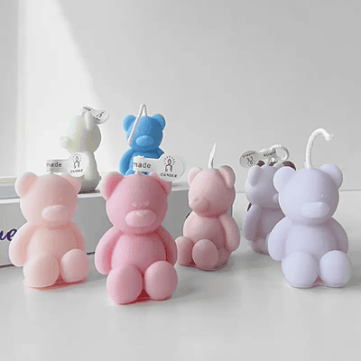 Silicon Mold Candle Cute Teddy Bear