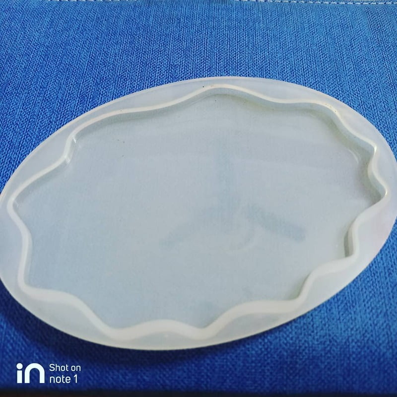 Silicon Mold Resin T Coaster 4inch