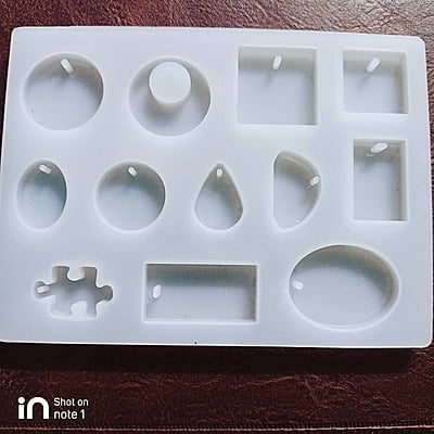 Silicon Mold Resin Jewellery - 12 Cavity