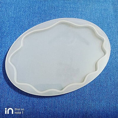 Silicon Mold Resin T Coaster 4inch