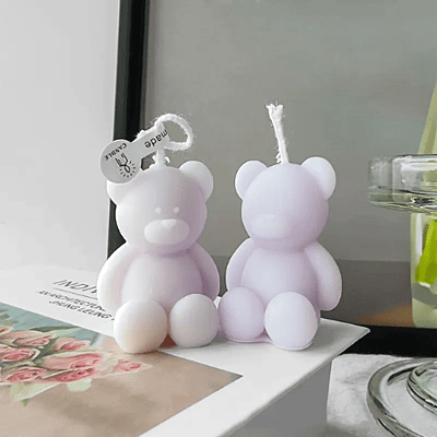 Silicon Mold Candle Cute Teddy Bear