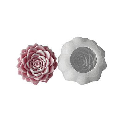 Silicon Mold Candle Lotus Bloom