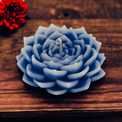 Silicon Mold Candle Lotus Bloom