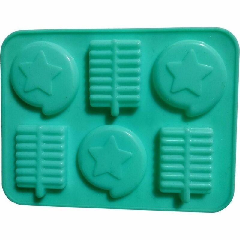 Silicon Mold Diwali Chakkar with Ladi - 6 Cavity