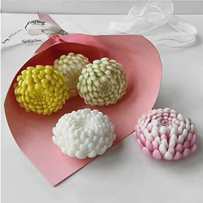 Silicon Mold Candle Chrysanthemum Flower