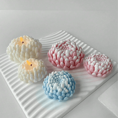 Silicon Mold Candle Chrysanthemum Flower