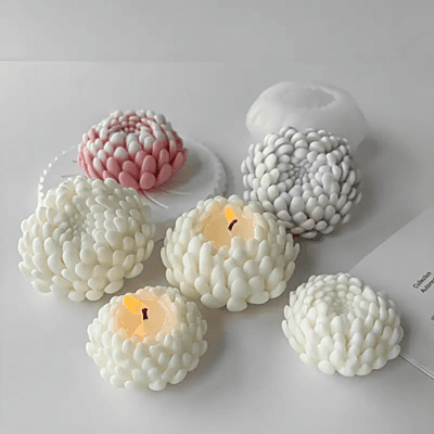 Silicon Mold Candle Chrysanthemum Flower