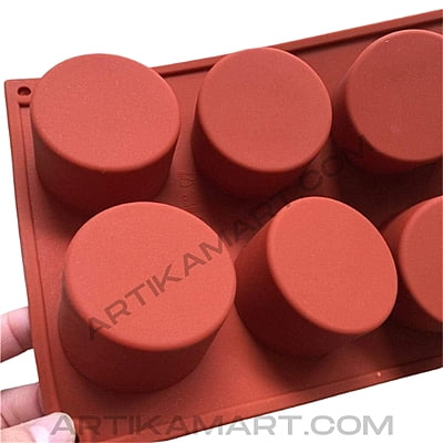 Silicon Mold Round - 8 Cavity - 100g