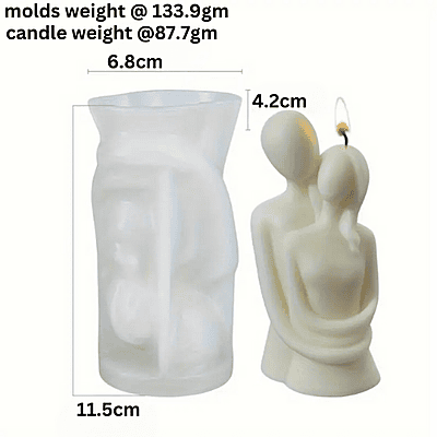 Silicon Mold Loving CANDLE Couple