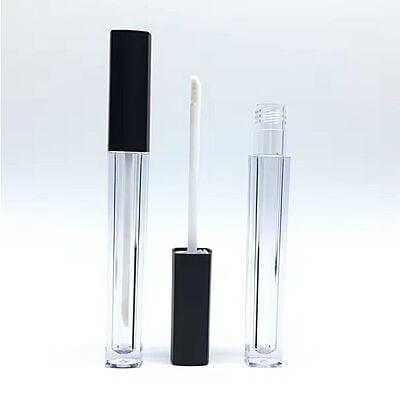 Lipstick - SQUARE - Black Cap - 3.2ml - Tall Container - Acrylic