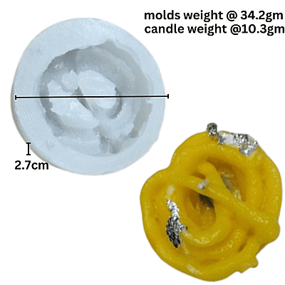 Silicon Mold Candle Jalebi