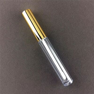 Lipstick - ROUND - GOLD Cap - 4ml - Tall Container - Acrylic