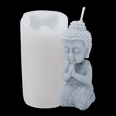 Silicon Mold Candle Namaste Buddha - 25g