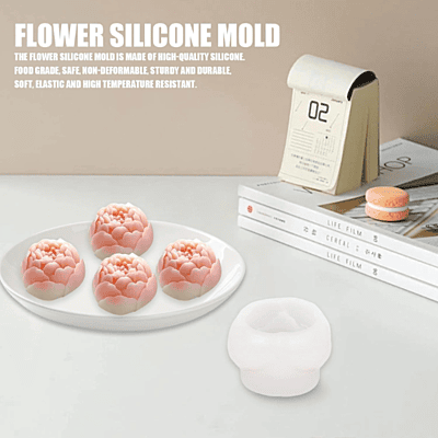 Silicon Mold Candle Heavy Rose Petals