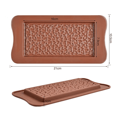 Silicon Mold Chocolate Heart Shape Chocolate Bar