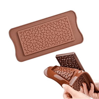 Silicon Mold Chocolate Heart Shape Chocolate Bar