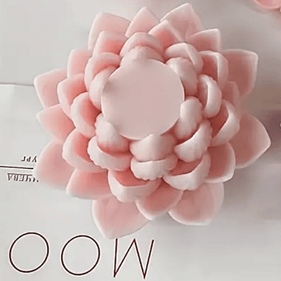 Silicon Mold Candle Lotus Bloom 2