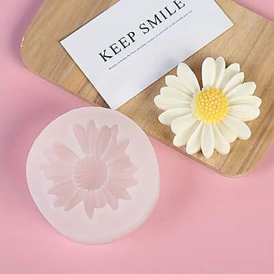 Silicon Mold Candle Daisy Flower