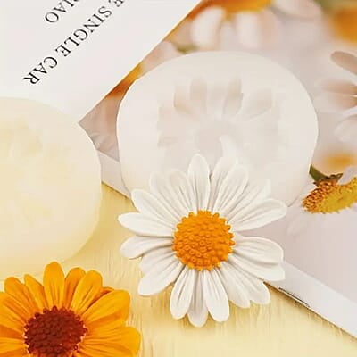 Silicon Mold Candle Daisy Flower