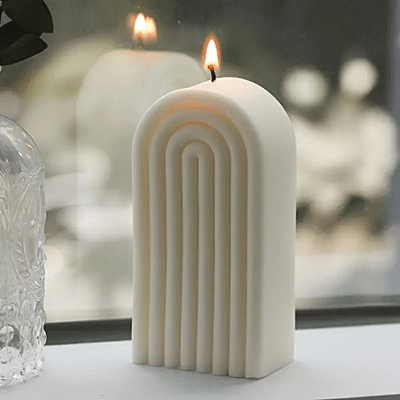 Silicon Mold Candle Rainbow